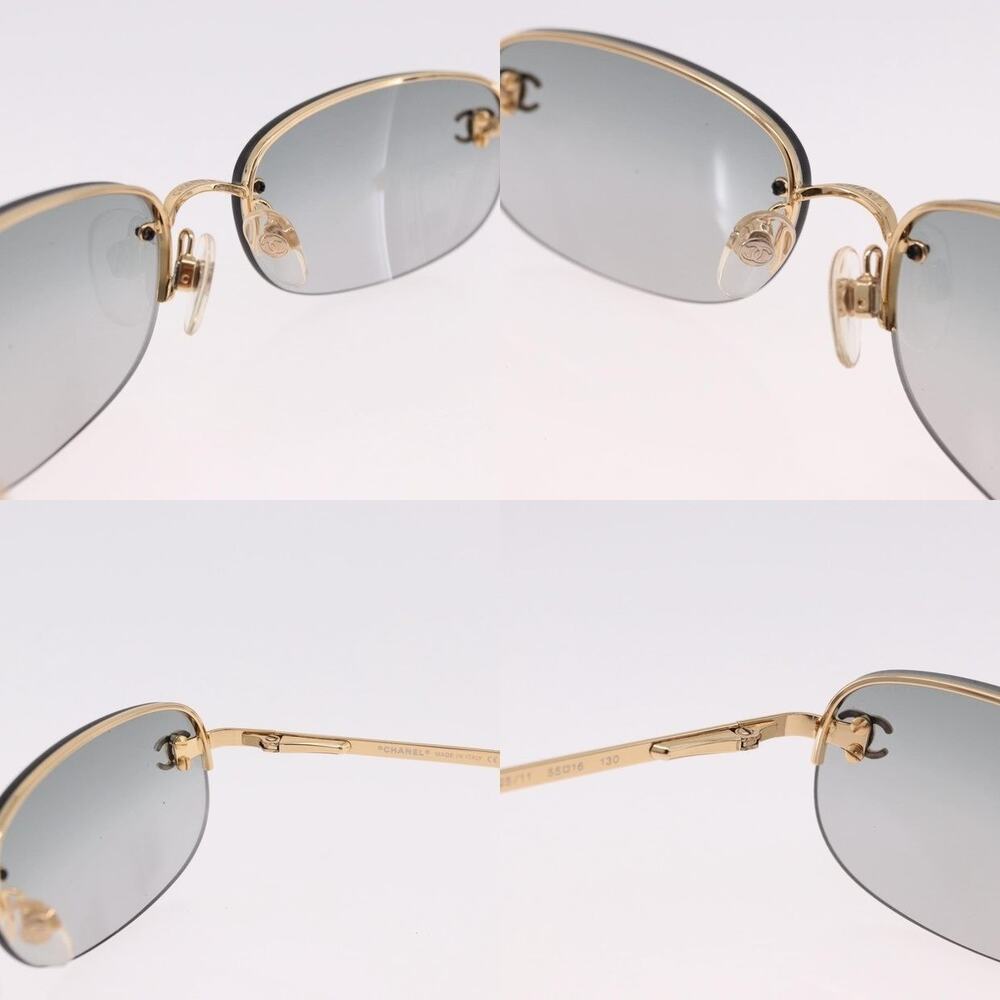 Chanel CC Rimless Sunglasses Gray - Picture 9 of 9
